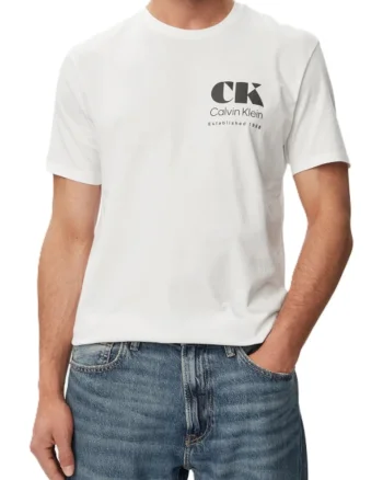 Tricou barbati,  Bumbac,Alb