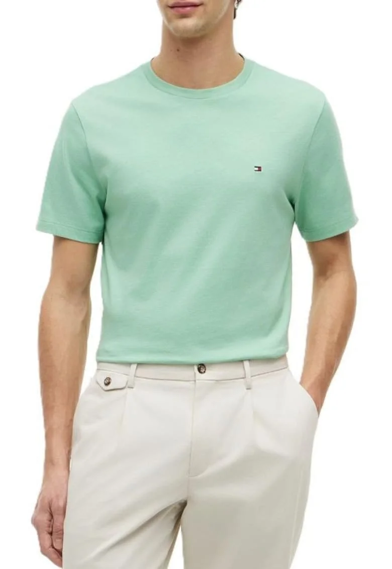 Tricou barbati,  Bumbac,Verde