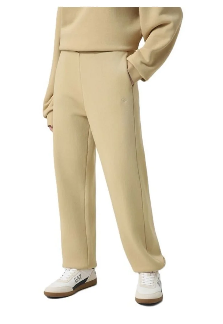 Pantaloni dama FULLNESS VIGOR7 W PANTS CH,  Bumbac, Crem, Crem