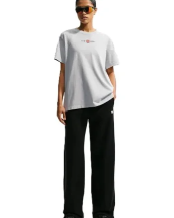 Tricouri dama W NSW CLASSIC BF SHOX TEE,  Bumbac, Alb, Alb