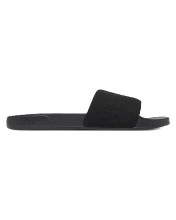 Papuci barbati,  Textil, Negru, Negru