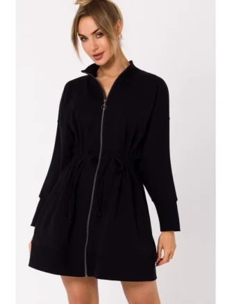 Rochie cu fermoar si decupaje in spate