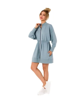 Rochie cu fermoar si decupaje in spate
