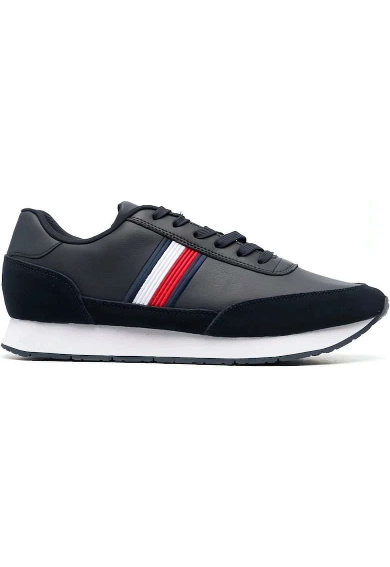 Pantofi sport barbati,  Piele/Nailon, Bleumarin