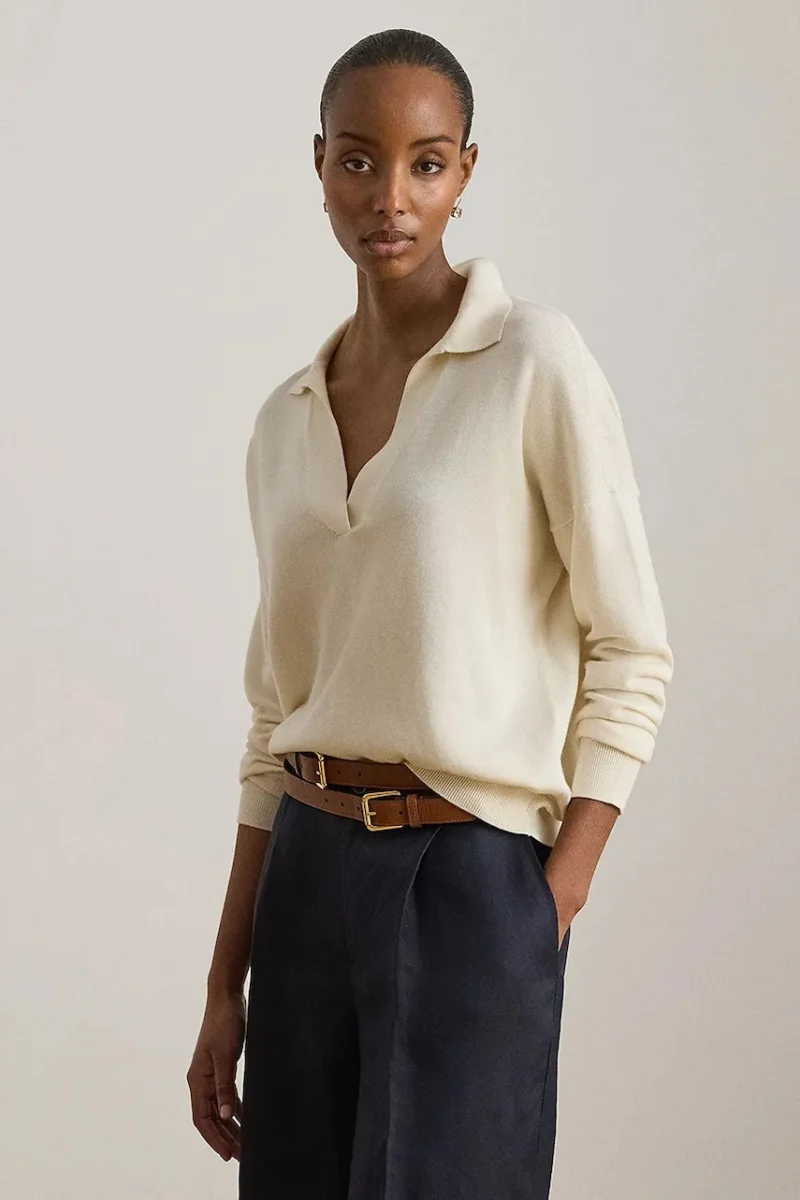 Lauren Ralph Lauren pulover pentru femei, cu bumbac