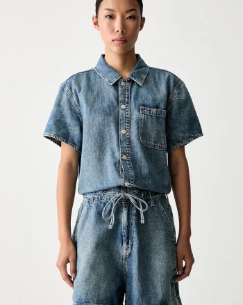 Tommy Jeans salopetă pentru femei din denim