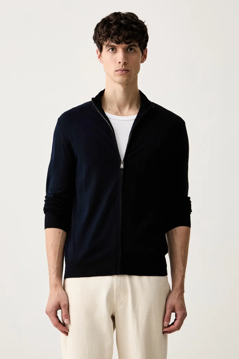 Trussardi cardigan pentru bărbați cu vâscoză
