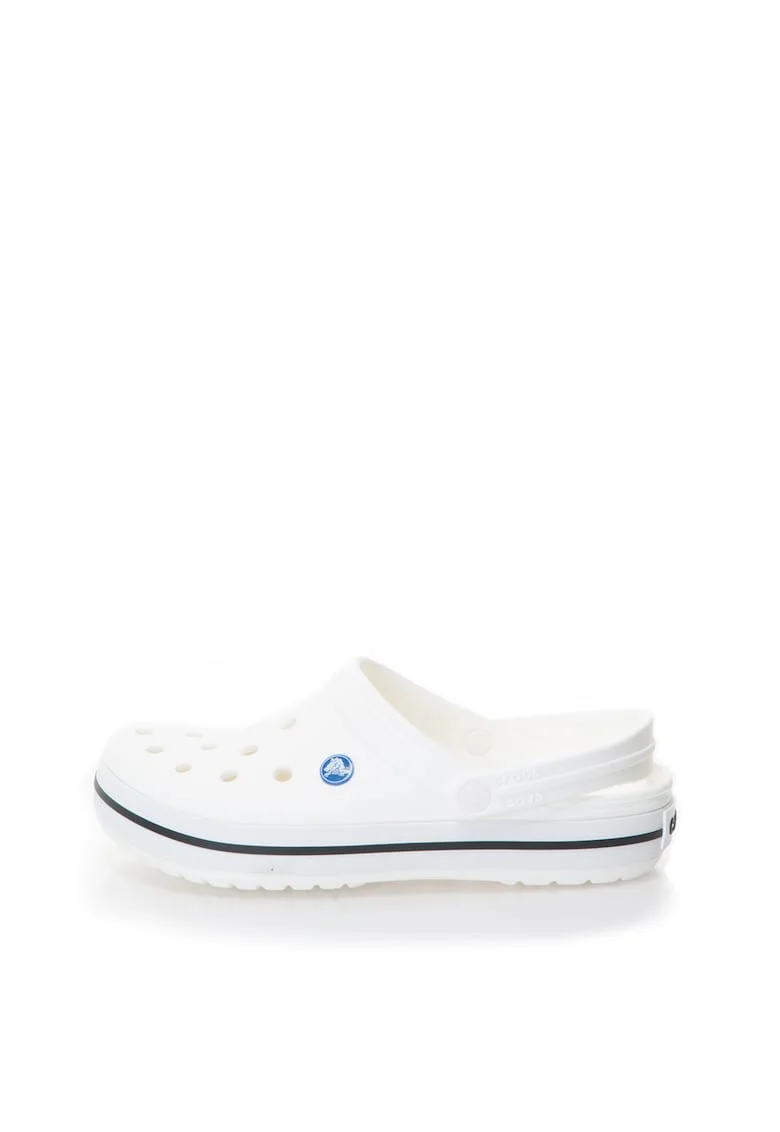 Saboti slingback unisex relaxed fit Crocband234, Alb