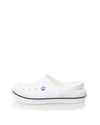 Saboti slingback unisex relaxed fit Crocband234, Alb