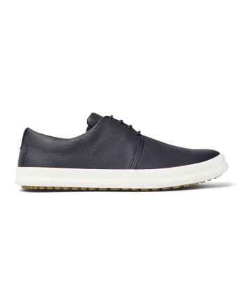 Pantofi barbati,  Piele, Albastru inchis, 46