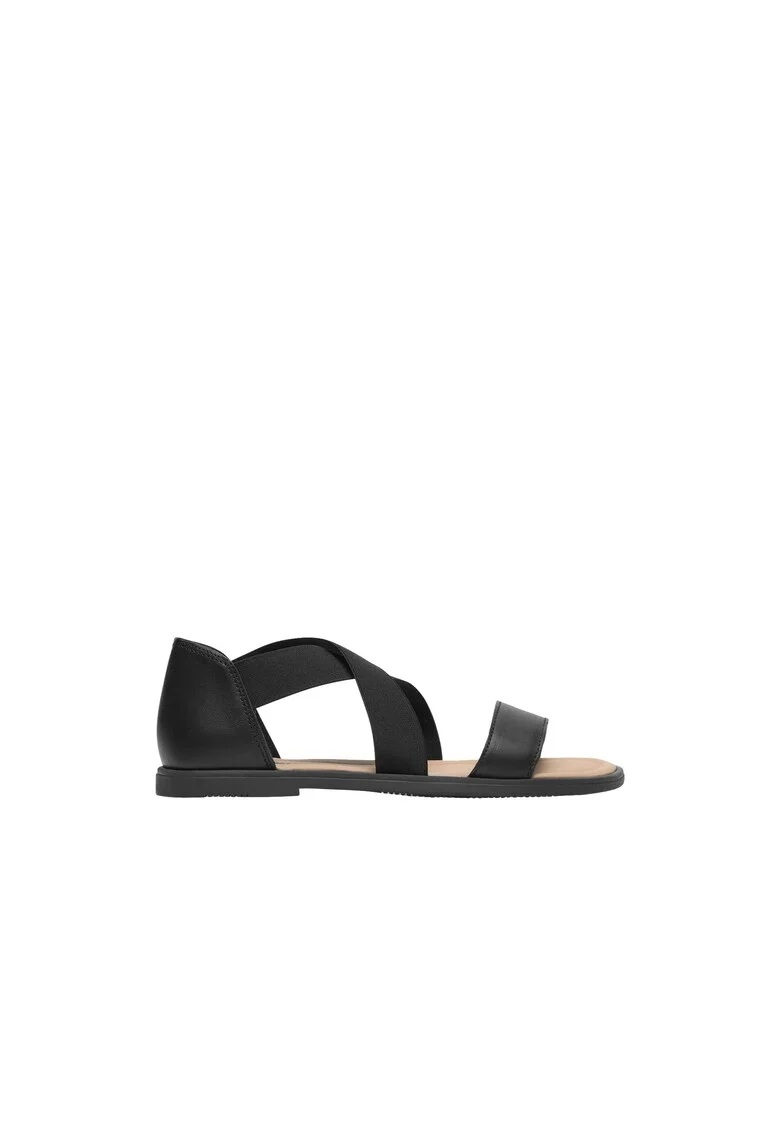Sandale copii,  VERNIS CI12-3027-08, negru, piele naturala,