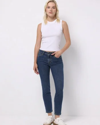 Pantaloni De Dama Albastru Slim Fit 703 Carla Cl1076749 8684112878225