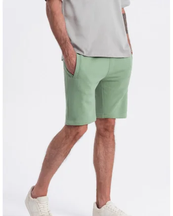 Pantaloni scurti din bumbac cu talie ajustabila