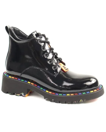 Ghete dama D7C733 M321B G575 01 L, Negru