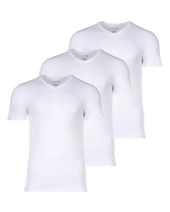 Set de tricouri slim fit cu decolteu in V - 3 piese