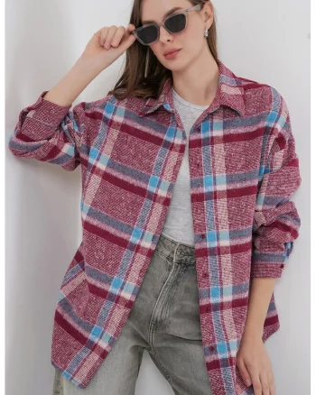 Camasa HiCCUP, Regular Fit, mov, textil, Violet