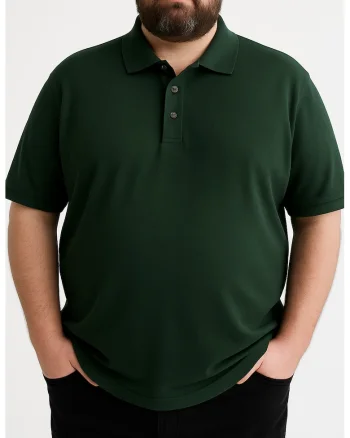 Tricou barbatesc oversize, marimi mari, Verde