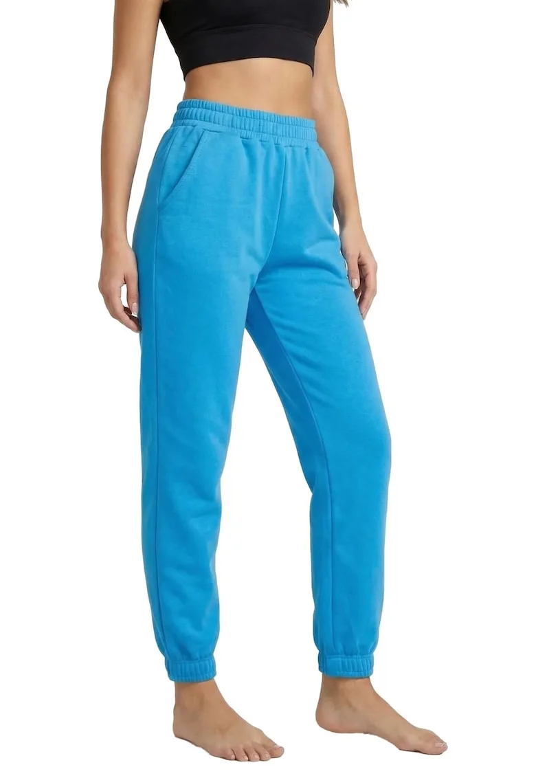 Pantaloni dama  albastru, 90% bumbac