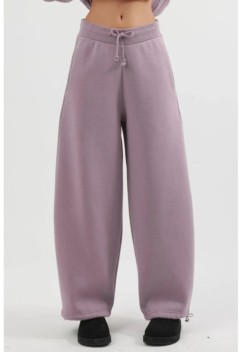 Pantaloni sport,  lungi, bumbac/poliester,