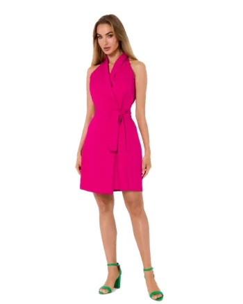 Rochie sacou cu cravata,