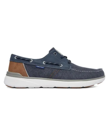 Pantofi barbati,  casual, bleumarin, textil