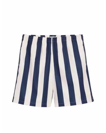 Costum de baie barbati,, Alb/Bleumarin
