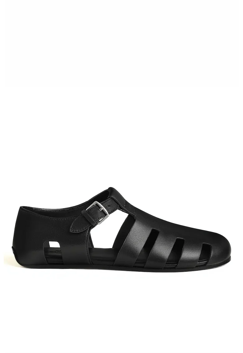 Sandale barbati,  Motif, Negru