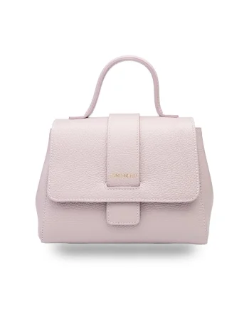 Geanta dama din piele naturala Ranya, Violet/Lila