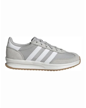 Pantofi sport 70s 2.0 cu piele intoarsa Run, Alb/Gri