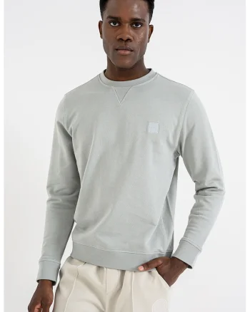 Bluza de trening relaxed fit cu decolteu la baza gatului Westart, Gri/Grej