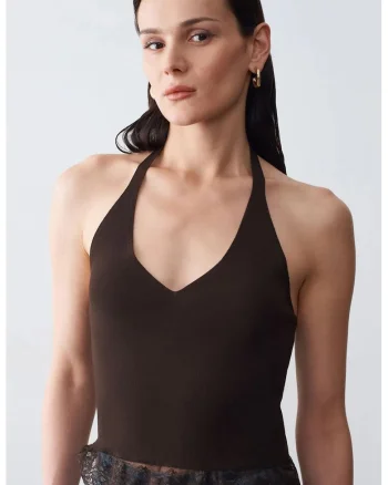Bluza dama,  Bluza fara maneci, eleganta, negru, captusita,
