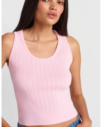 Bluza dama,  bluza mulata fara maneci, roz pudra, casual,