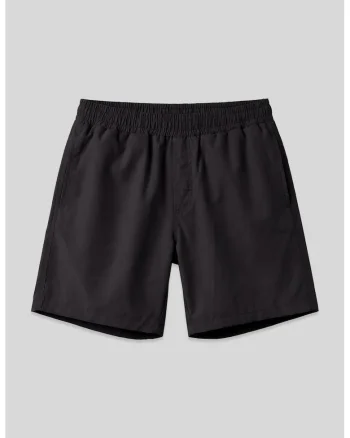 Costum de baie,  pantaloni scurti, poliester, Negru