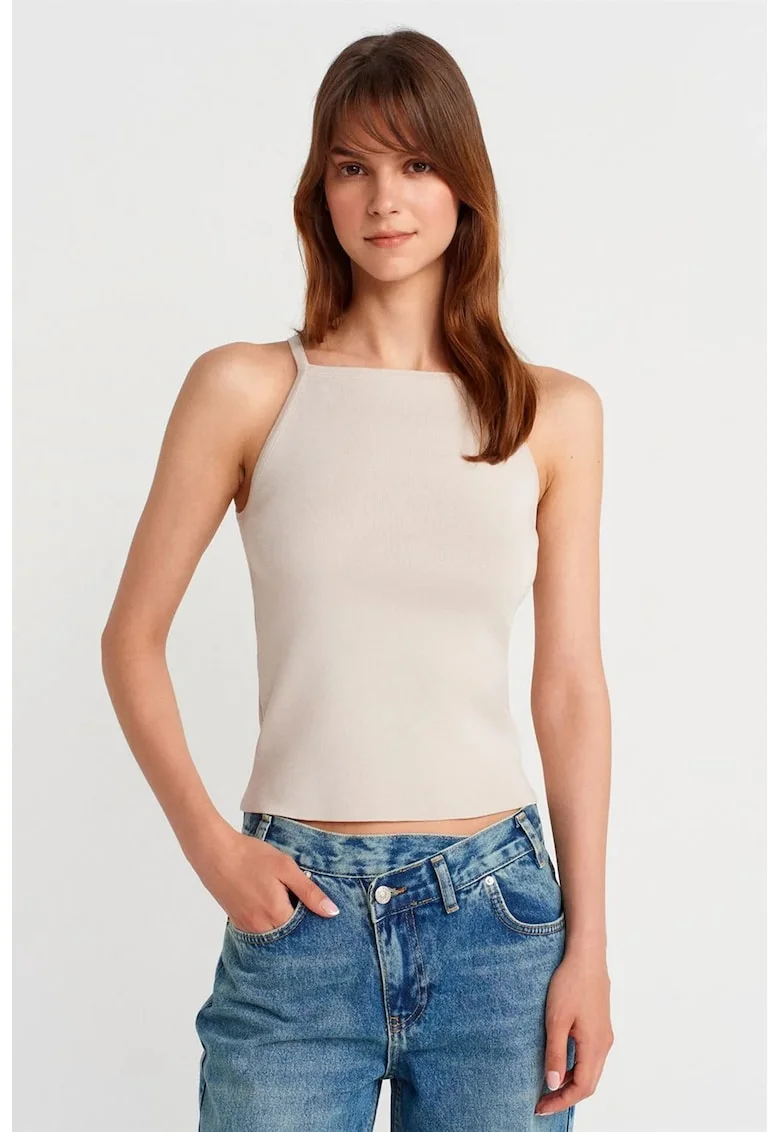 Bluza dama,  slim fit, detaliu funda, piatra naturala, tricot subtire,