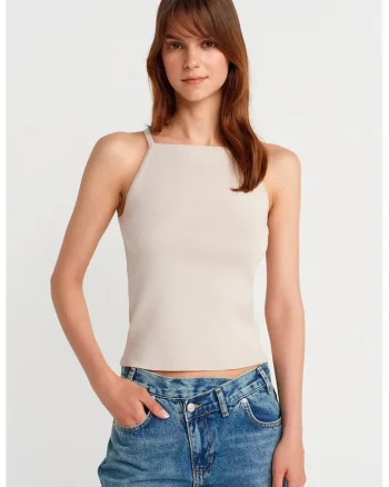 Bluza dama,  slim fit, detaliu funda, piatra naturala, tricot subtire,