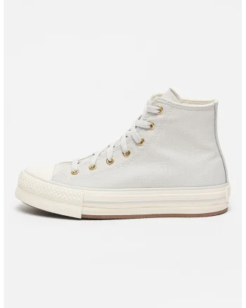 Tenisi mid-high Chuck Taylor All Star Eva, Gri deschis