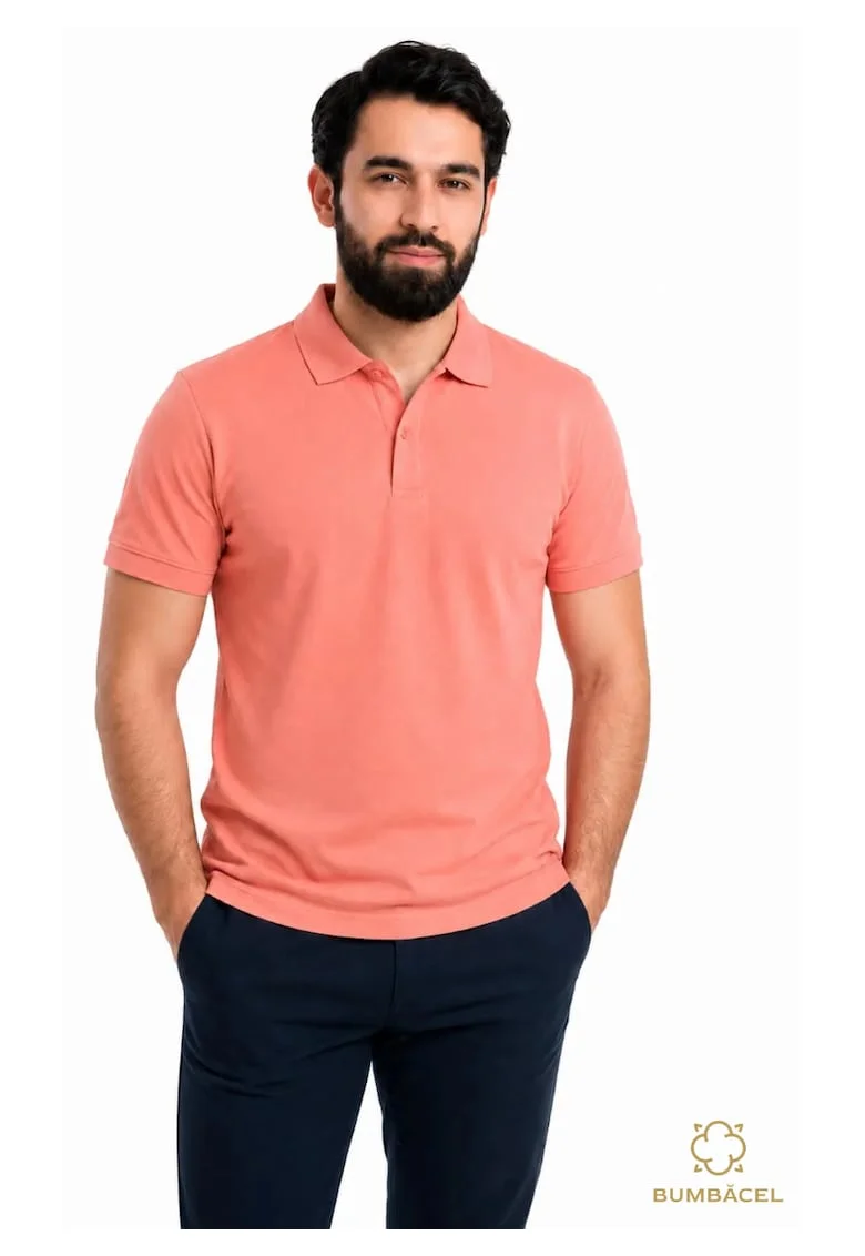 Tricou polo de vara pentru barbati, cu maneca scurta