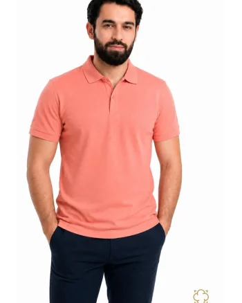 Tricou polo de vara pentru barbati, cu maneca scurta