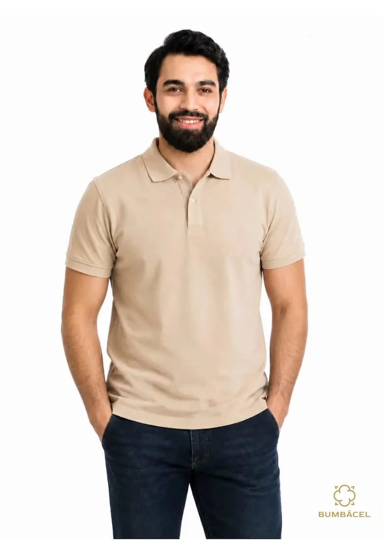 Tricou polo de vara pentru barbati, cu maneca scurta
