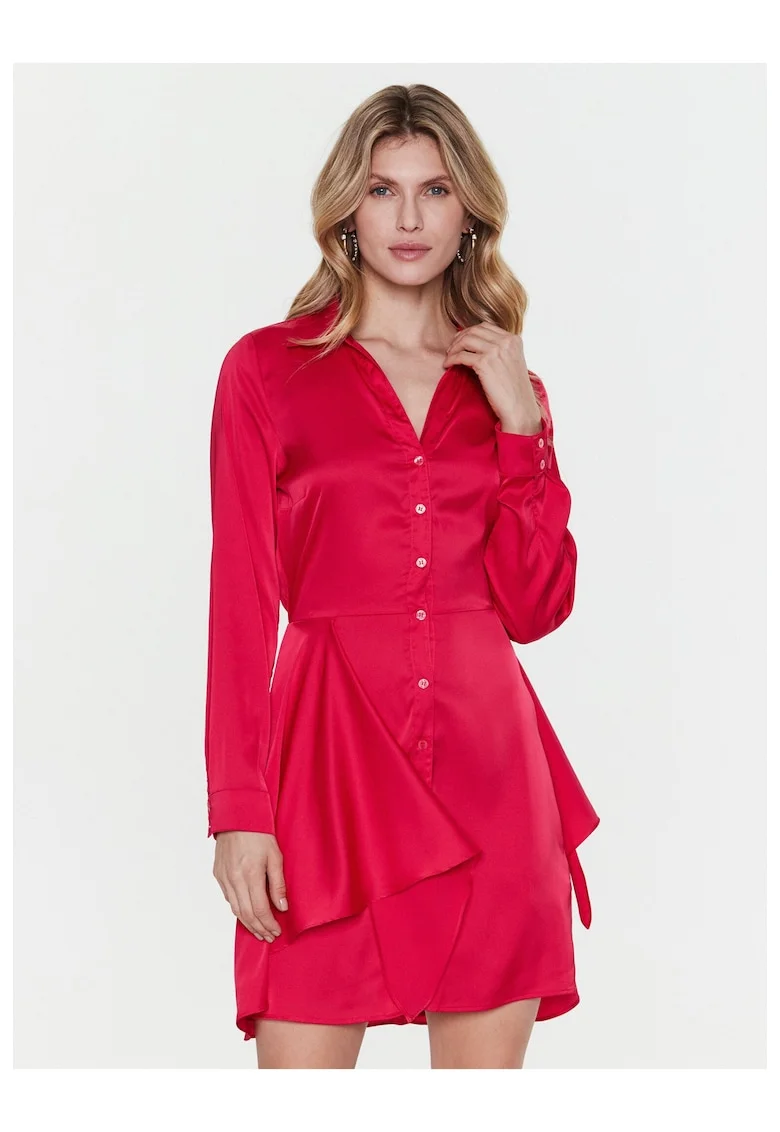 Rochie dama,  302203024, Poliester, Roz, Roz