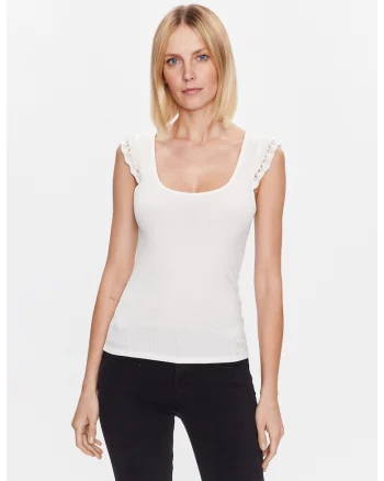 Tricou dama,  302423194, Bumbac, Bej, Bej