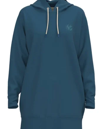 Rochie- hanorac cu croiala lejera Dana, Albastru inchis