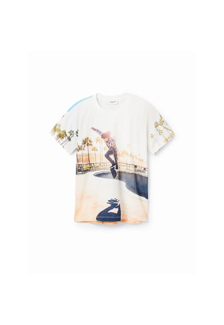 Tricou Baieti,  302006786, Bumbac, Alb