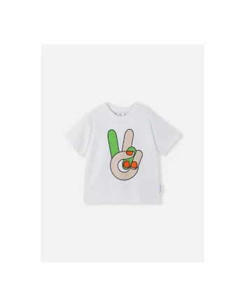 Tricou copii,  301788416, Bumbac, Alb, Alb