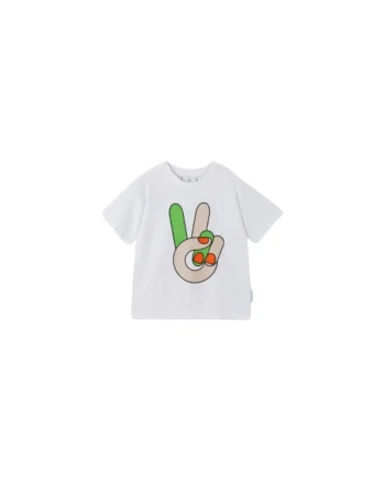 Tricou copii,  301788416, Bumbac, Alb,
