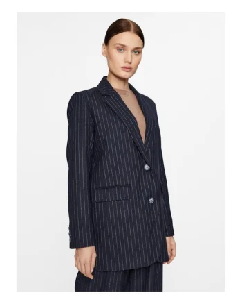 Sacou dama,  303247874, Poliester/Lana, Negru, Negru