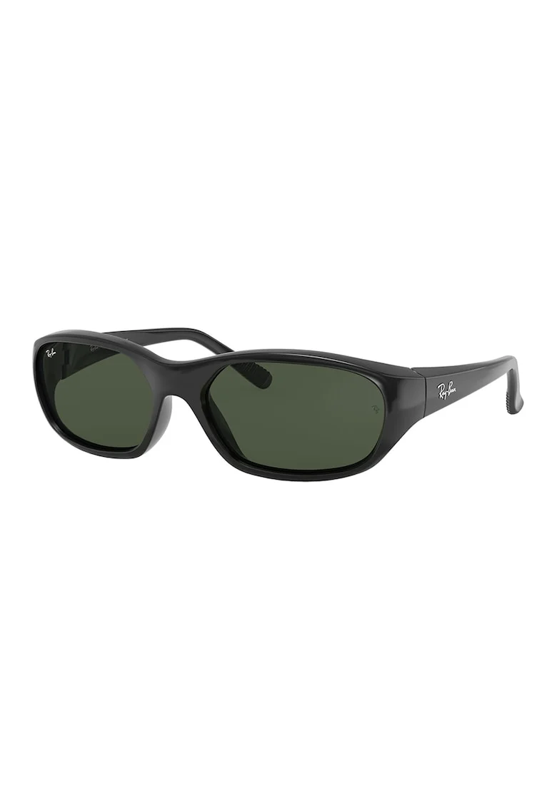 Ochelari de soare ovali unisex, Negru