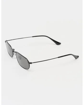 Ochelari de soare unisex cu logo discret, Negru