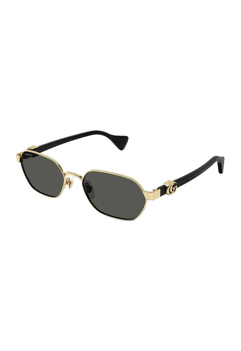 Ochelari de soare cu rama metalica, Auriudwqfwq, Auriu/Negru