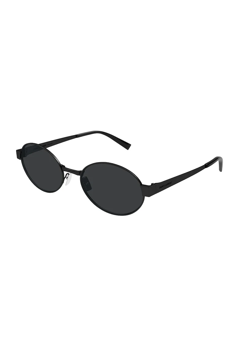 Ochelari de soare rotunzi cu rama metalica - 654963, Negru